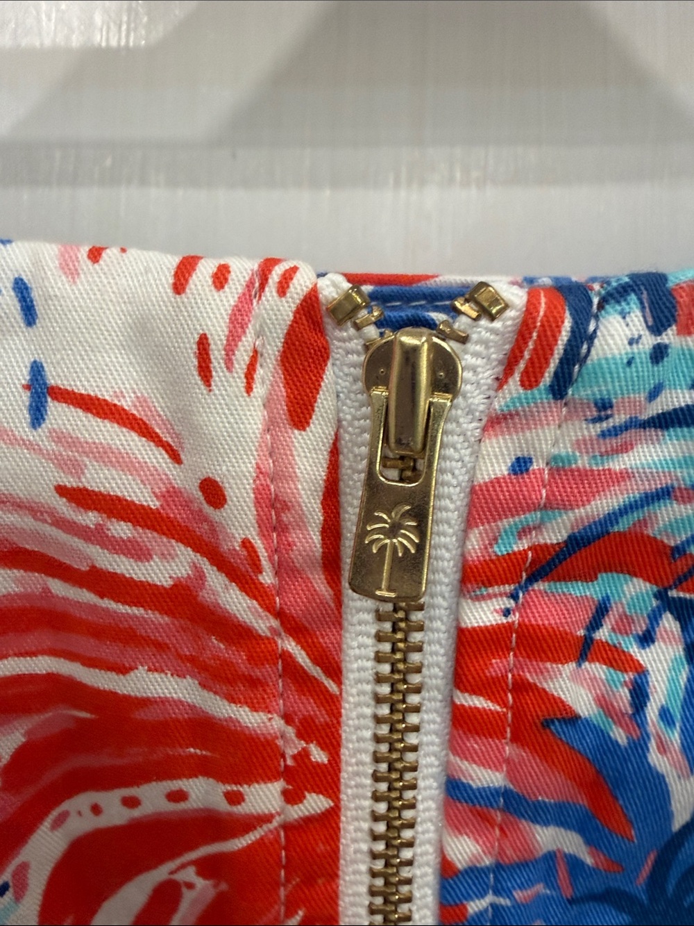Lilly Pulitzer “like new” Tate Firecracker 🧨 Mini Skirt size 8 - Picture 4 of 4